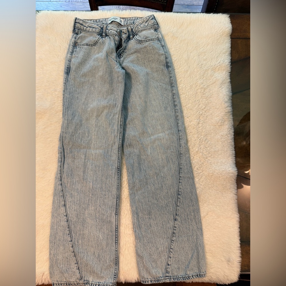 Abercrombie Kids Denim Wide Leg Jeans